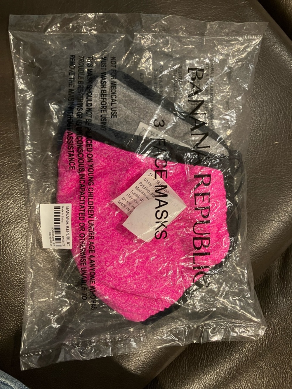 Banana Republic Face Masks (3 Pack)